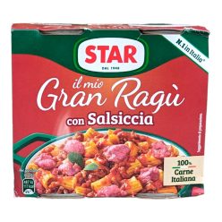 Star Gran Ragu kolbásszal és vörösborral – 2×180 g