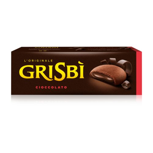 Grisbi csokoládés krémmel töltött keksz – 135 g
