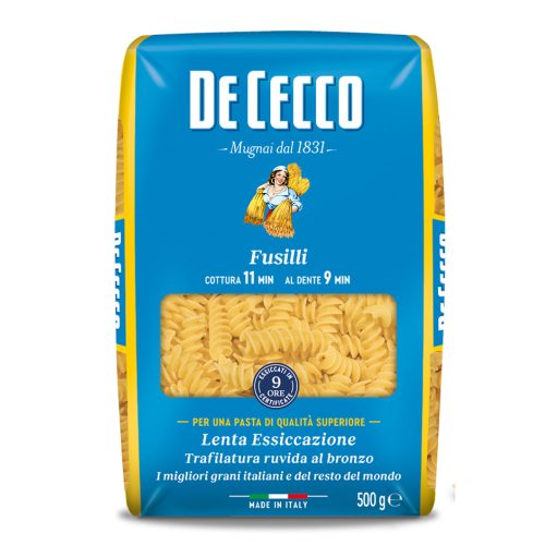 De Cecco Fusilli N°34 durum száraztészta – 500 g