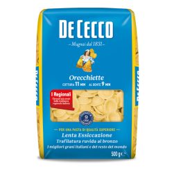 De Cecco orecchiette N°91 durum száraztészta – 500 g