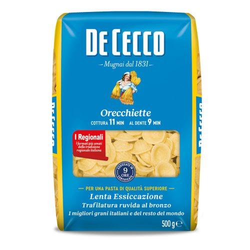 De Cecco orecchiette N°91 durum száraztészta – 500 g