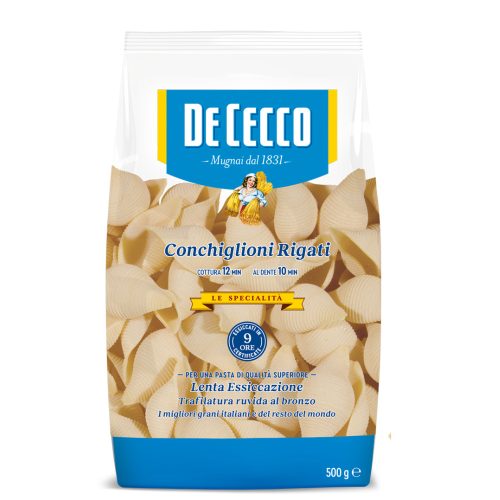 De Cecco Conchiglioni rigati N°126 durum száraztészta – 500 g