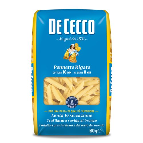 De Cecco penne mezzane rigate N°241 durum száraztészta – 500 g