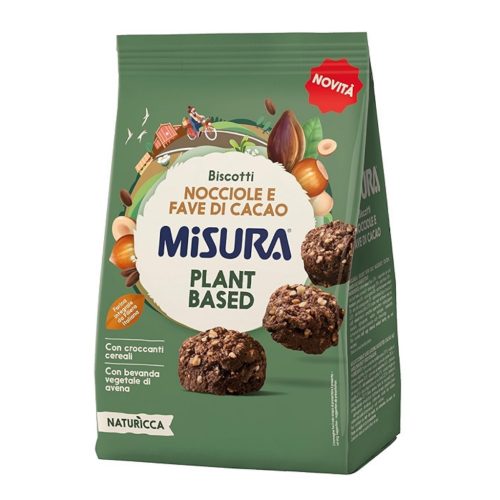Misura növényi alapú keksz mogyoróval és kakaóbabtörettel – 260 g