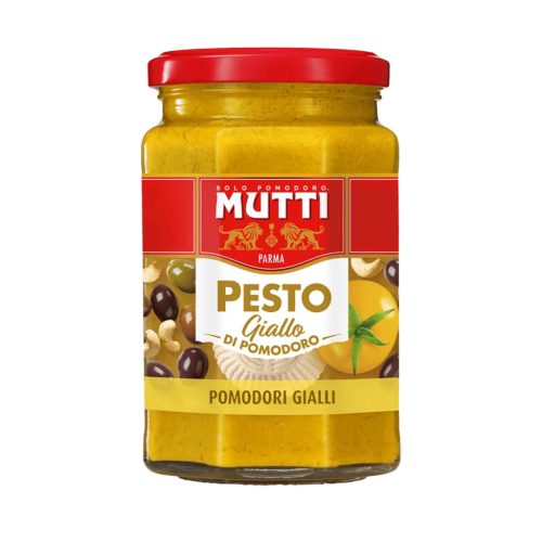 Mutti sárga paradicsomos pesto olívával – 180 g