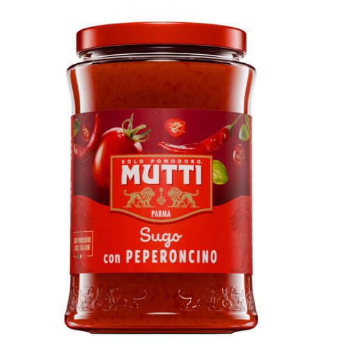 Mutti Peperoncino paradicsomszósz chilipaprikával – 280 g