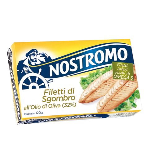 Nostromo makrélafilé olívaolajban – 120 g
