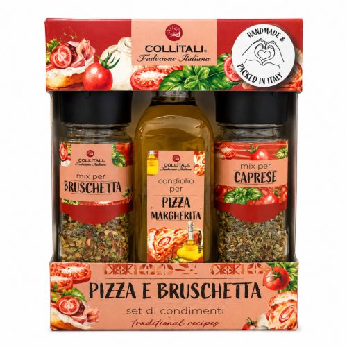 Collitali Pizza és Bruschetta fűszer- és olívaolaj szett