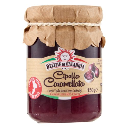 Delizie di Calabria Karamellizált tropea-i lilahagyma - 150g