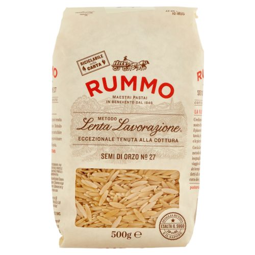 Rummo Semi Orzo N°27 durum száraztészta – 500 g