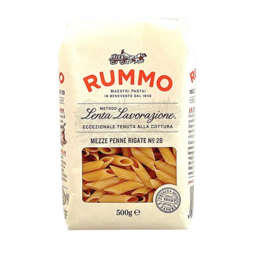 Rummo Mezze Penne Rigate N°28 durum száraztészta – 500 g