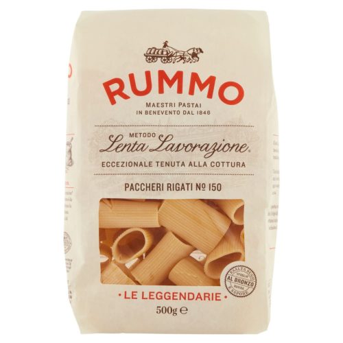 Rummo Paccheri Rigate N°150 durum száraztészta – 500 g