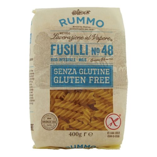 Rummo gluténmentes Fusilli száraztészta – 400 g
