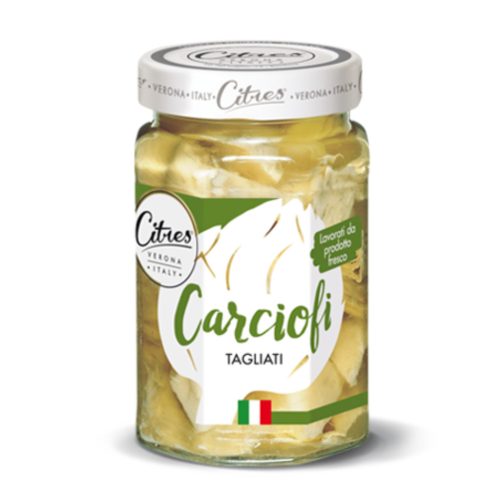 Citres negyedelt articsóka olajban – 290g