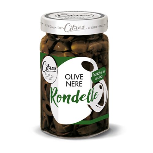 Citres szeletelt fekete olajbogyó – 290 g