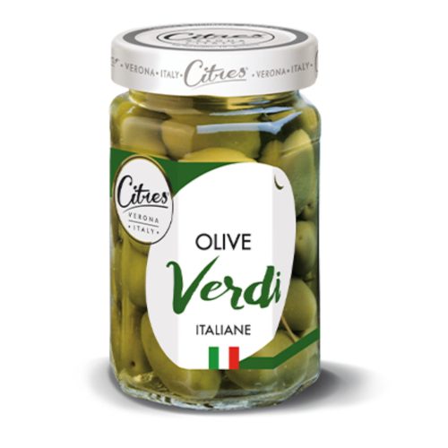 Citres egész zöld olajbogyó – 290g