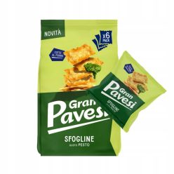 Gran Pavesi Sfogline ropogós pesto ízű lapkák – 180 g