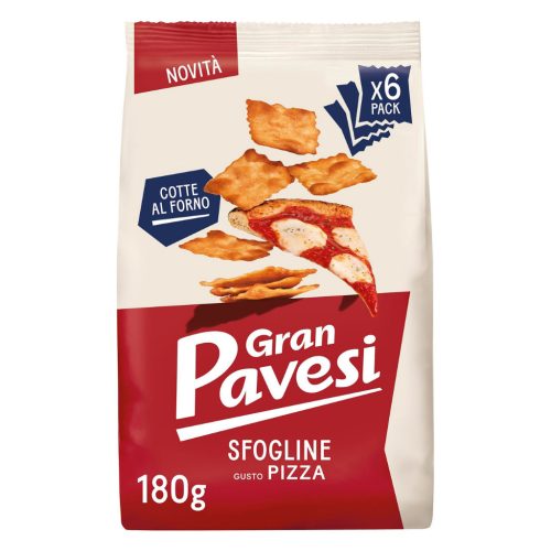 Gran Pavesi Sfogline ropogós pizza ízű lapkák – 180 g