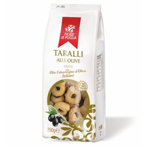 Fiore di Puglia Taralli olívabogyóval – 250 g