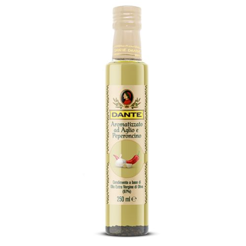 Dante fokhagymás-chilis ízesített olívaolaj – 250 ml