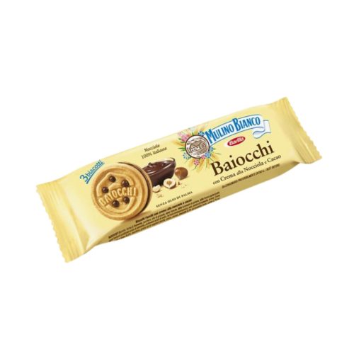  Mulino Bianco Baiocchi Nocciola mogyorókrémmel töltött keksz – 28g
