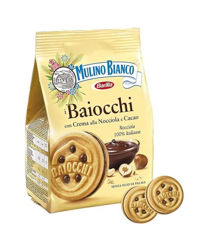  Mulino Bianco Baiocchi Nocciola mogyorókrémmel töltött keksz – 260g