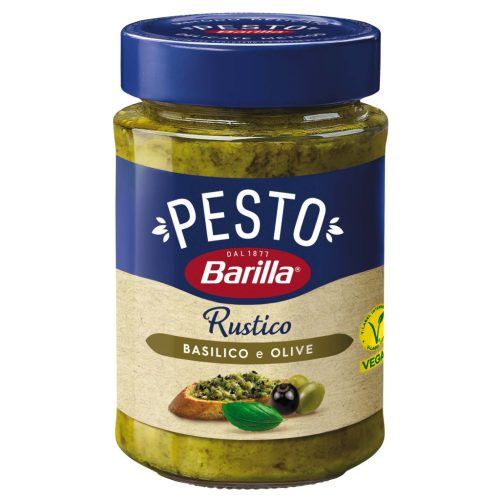 Barilla Rustico bazsalikom pesto olivával – 200g