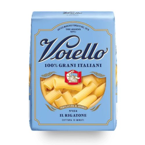 Voiello Rigatone N°124 durum száraztészta – 500 g
